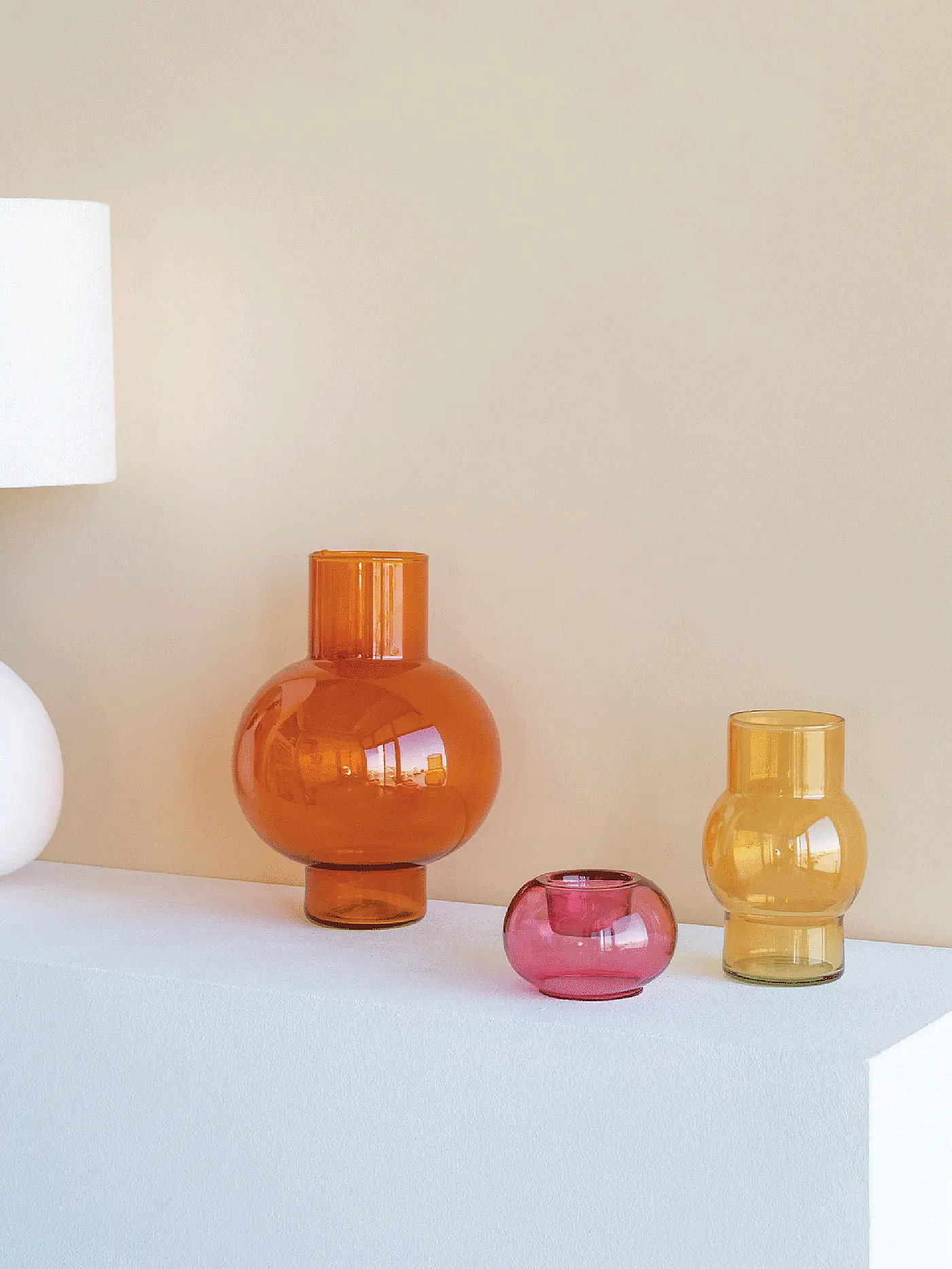 URBAN NATURE CULTURE | Vase TUMMY 18x8x24cm Orange Rust | 